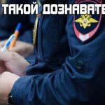 дознаватель: это кто такой?